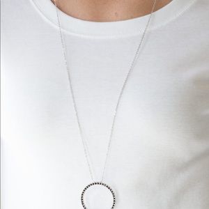 Purple long necklace